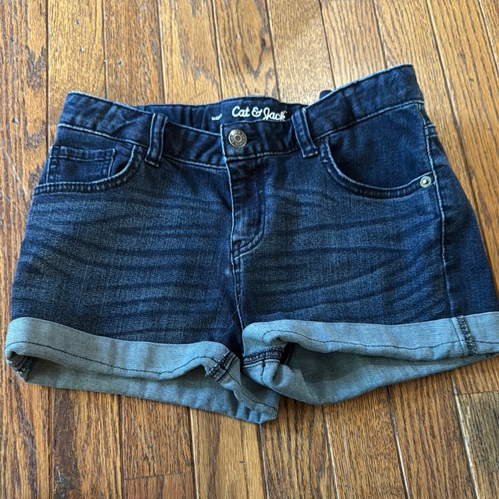 Cat & Jack Dark Blue Denim Shorts